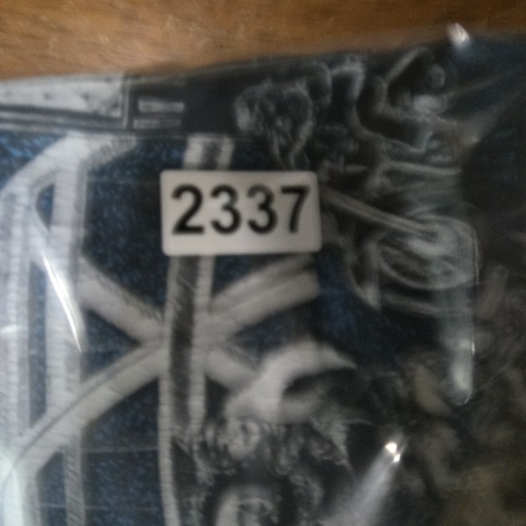 Vintage Milwaukee Winter Blast Shirt Mens Large Black Local Outlaws 90s Biker - Picture 12 of 12